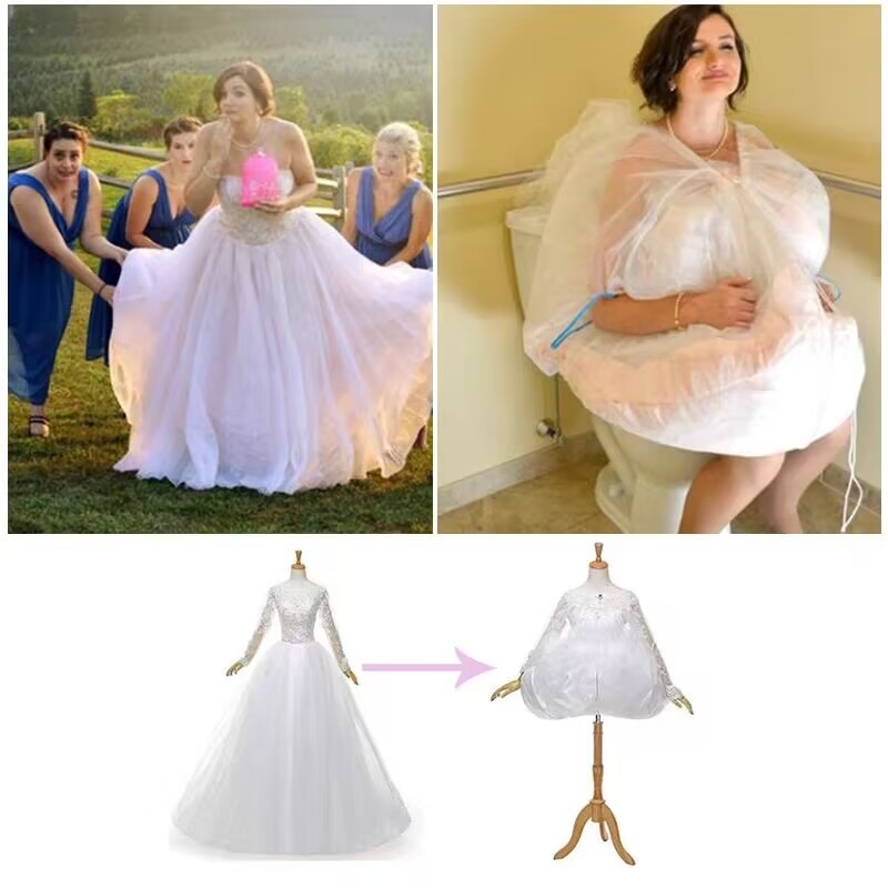 Vjenčana haljina s potporom mrežaste suknje Hanfu – kreativni dodaci za vanjsku fotografiju