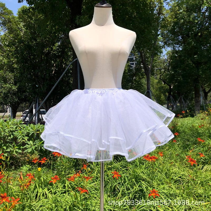 Lolita Petticoat – χωρίς οστά bustle, τρεις στρώσεις ραφής, cosplay φουσκωτό, για ενήλικες, Καλοκαίρι 2025. Μάρκα: Happy Jiangnan