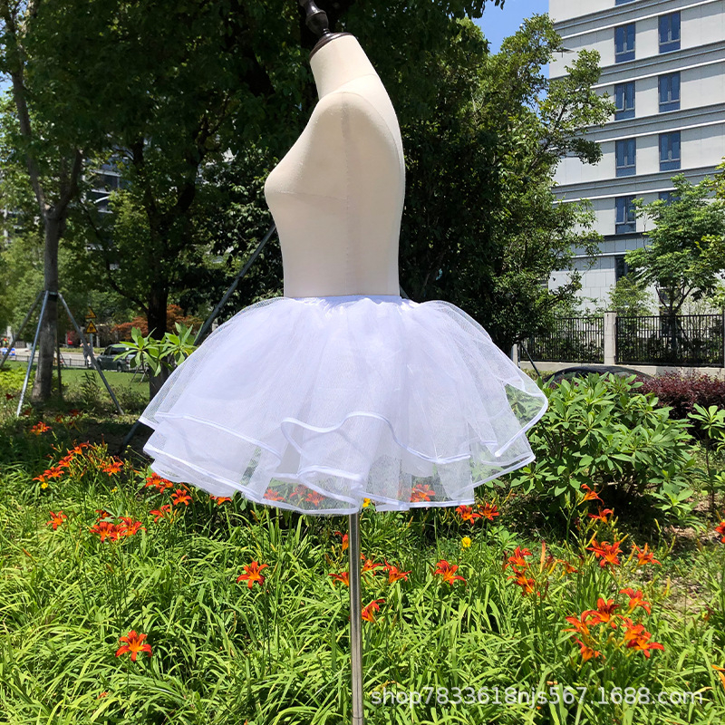 Lolita Petticoat – χωρίς οστά bustle, τρεις στρώσεις ραφής, cosplay φουσκωτό, για ενήλικες, Καλοκαίρι 2025. Μάρκα: Happy Jiangnan