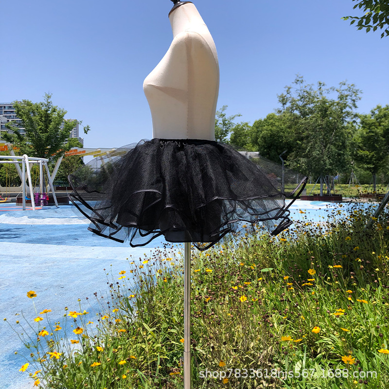 Lolita Petticoat – χωρίς οστά bustle, τρεις στρώσεις ραφής, cosplay φουσκωτό, για ενήλικες, Καλοκαίρι 2025. Μάρκα: Happy Jiangnan