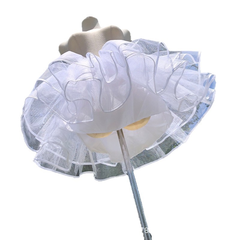 Lolita Petticoat – χωρίς οστά bustle, τρεις στρώσεις ραφής, cosplay φουσκωτό, για ενήλικες, Καλοκαίρι 2025. Μάρκα: Happy Jiangnan