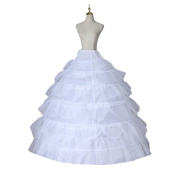 Κρινόλιν για νύφη με έξι μεταλλικούς δακτυλίους και έξι στρώσεις σκληρού δικτύου, επένδυση, ενήλικες, άνοιξη 2024