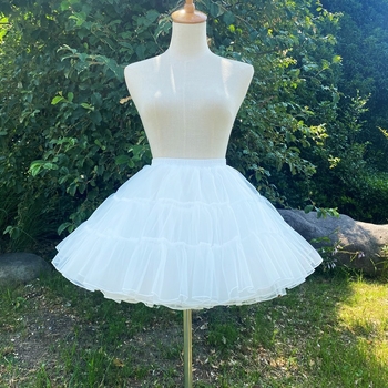 Lolita underskirt cu bustle fără oase, țesătură din 4 straturi din fir moale, primăvara 2023