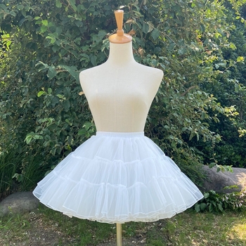 Lolita underskirt cu bustle fără oase, țesătură din 4 straturi din fir moale, primăvara 2023