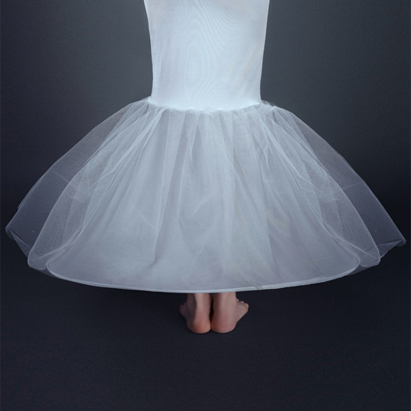 Σκηνική φούστα με στεφάνι και ελαστική μέση για φορέματα με ουρά ψαριού (Μονός μεταλλικός δακτύλιος; Μονόστρωτο ύφασμα; Ενήλικες; Άνοιξη 2023)