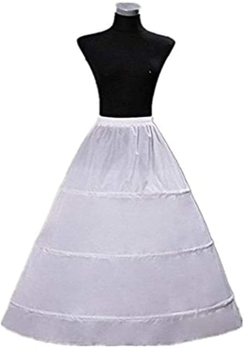Elastična donja suknja za vjenčanja i cosplay - tri čelična prstena, dvostruki sloj kružne suknje (GSGXLY)