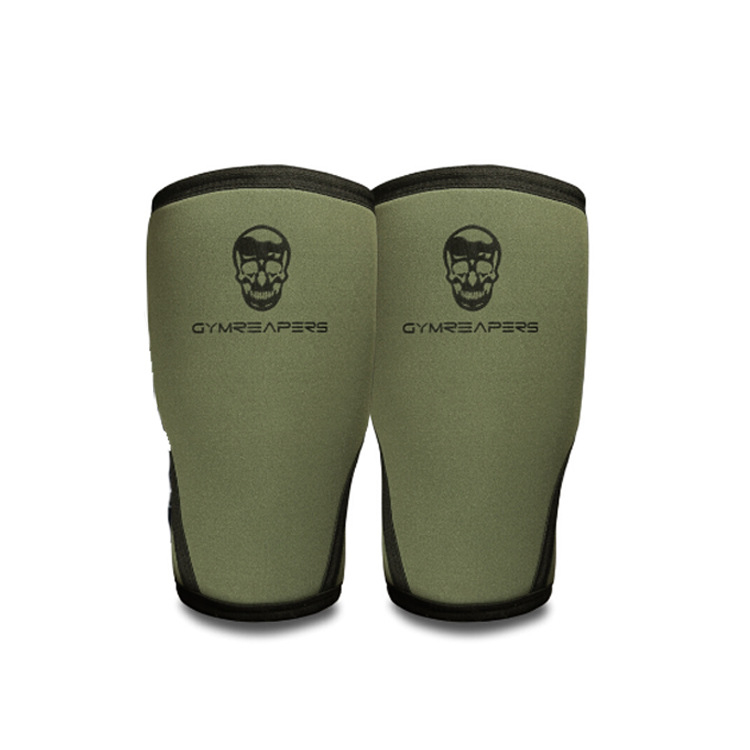 Genunchiere din neopren cu design craniu, marca gymreapers