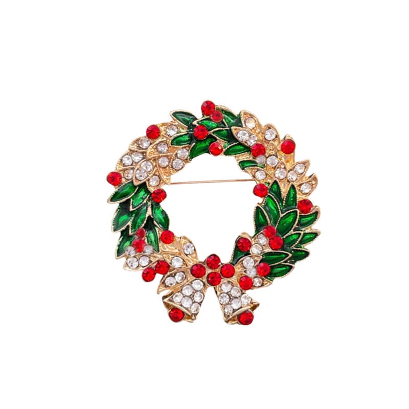Ženska božićna broš s cvjetnom corsage – Chi dream, stil Božić / Fashion OL, zima 2022