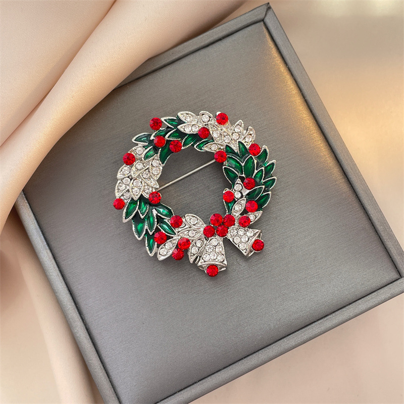 Ženska božićna broš s cvjetnom corsage – Chi dream, stil Božić / Fashion OL, zima 2022
