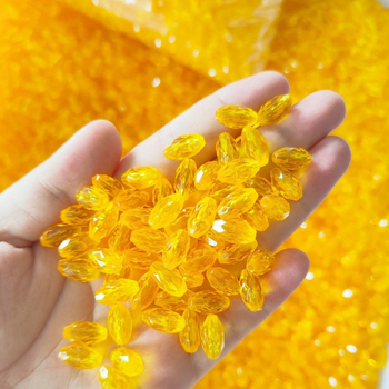 DIY dodaci za nakit – perle u obliku klasova pšenice, s imitacijom kristalnog rezanja, od plastike/smole, za šivanje i dodatke za kosu