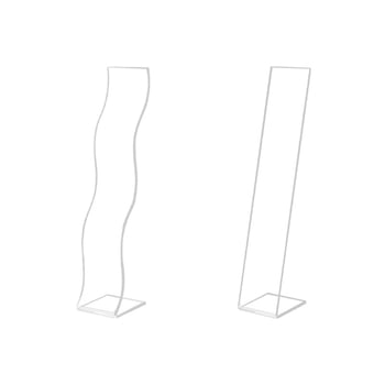 Akrilni L-tip držač nakita za kozmetični stol, 3D oblik, jedna razina, djevojački stil