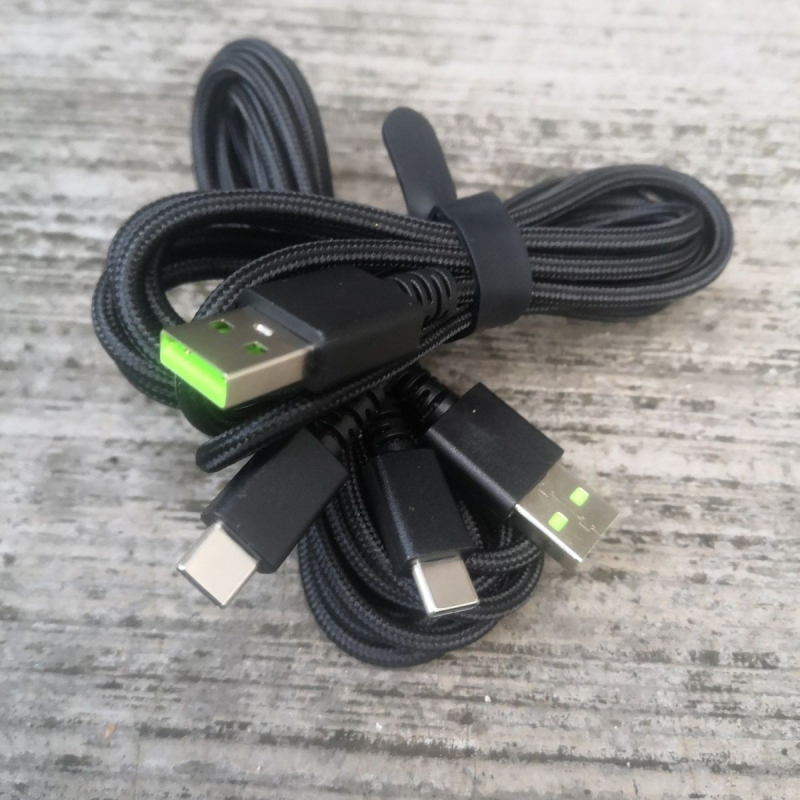 Razer Viper Type-C кабел за зареждане и прехвърляне на данни, проводен за V3 Pro, V2 и V2 Pro (Type-C, проводен)