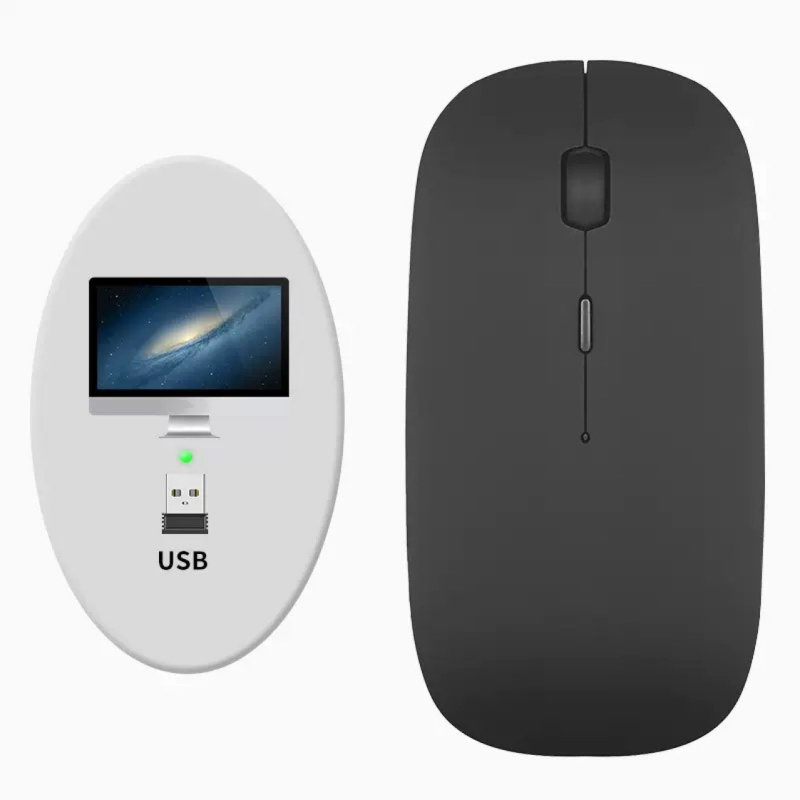 Bežični Bluetooth miš za MacBook, 1600 DPI, 3 tipke, punjiva