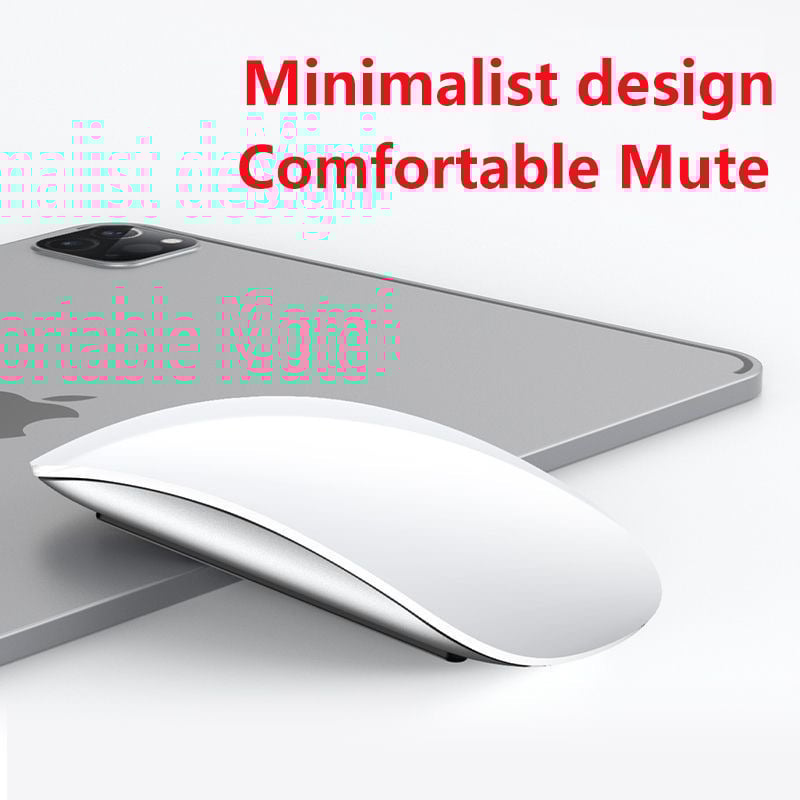 Οπτικό ασύρματο ποντίκι με Bluetooth 5.0 διπλής λειτουργίας, 1200 DPI, 2 κουμπιά, επαναφορτιζόμενη μπαταρία