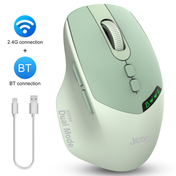 TBX8 optička miš, 3600 DPI, 7 tipki, USB, 2.4G/Bluetooth, punjiva