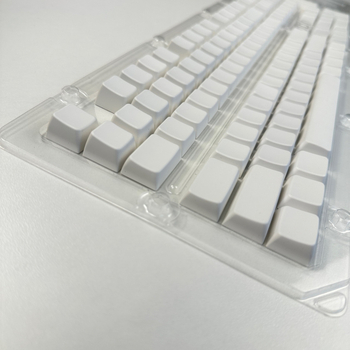 Capace pentru taste, profil MDA, fără gravuri, material PBT