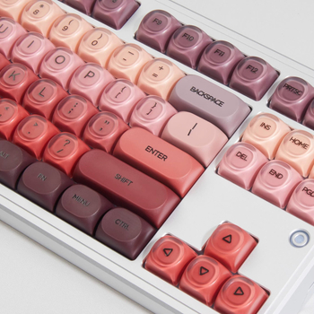 Lipstick HOA set de capace de taste din plastic, 130 taste, imprimare UV, finis semi-mat, include capacele de taste și un extractor