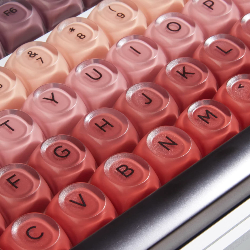 Lipstick HOA set de capace de taste din plastic, 130 taste, imprimare UV, finis semi-mat, include capacele de taste și un extractor