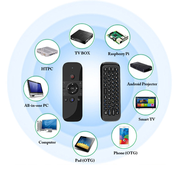 M8 2.4G безжично гласово дистанционно управление с гироскоп Air Mouse за Smart TV кутия, USB интерфейс, обхват 10 м