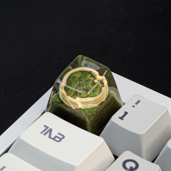 Κλειδί 3D από εποξεική ρητίνη, χειροποίητο, σχέδιο Κολοσσαίο, συμβατό με Cherry MX διασταυρούμενο άξονα, μονή κλειδί