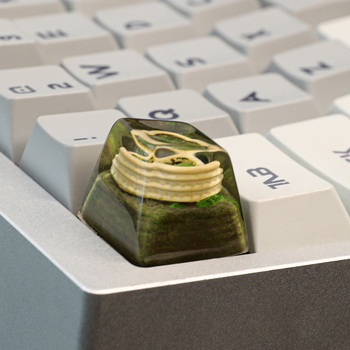 Κλειδί 3D από εποξεική ρητίνη, χειροποίητο, σχέδιο Κολοσσαίο, συμβατό με Cherry MX διασταυρούμενο άξονα, μονή κλειδί