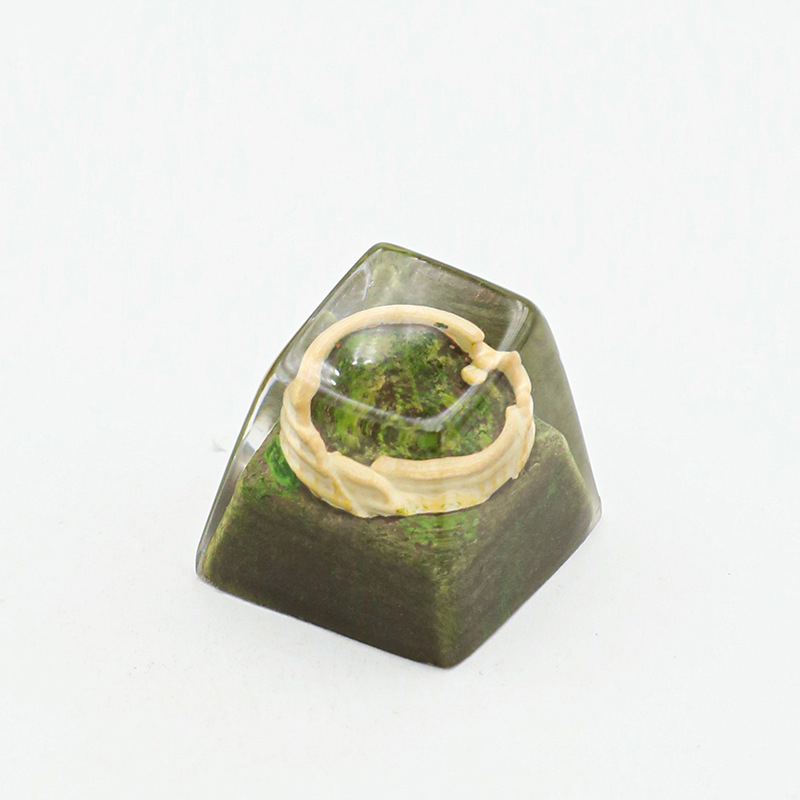 Κλειδί 3D από εποξεική ρητίνη, χειροποίητο, σχέδιο Κολοσσαίο, συμβατό με Cherry MX διασταυρούμενο άξονα, μονή κλειδί