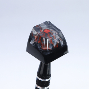 Kľúčové krytky z živice pre mechanickú klávesnicu, tvar sopky, ABS materiál, prispôsobiteľné