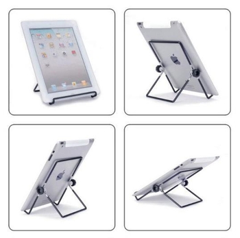 Tabletta alap/állvány – összehajtható, állítható fém tartó iPad-sorozathoz (Flat universal bracket) – körülbelül 130 g, B0lap0