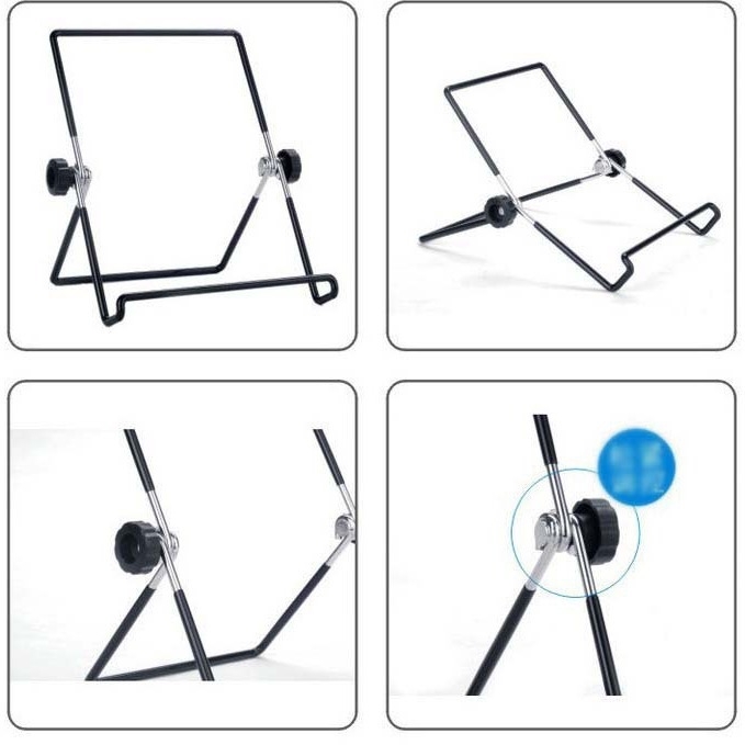 Tabletta alap/állvány – összehajtható, állítható fém tartó iPad-sorozathoz (Flat universal bracket) – körülbelül 130 g, B0lap0