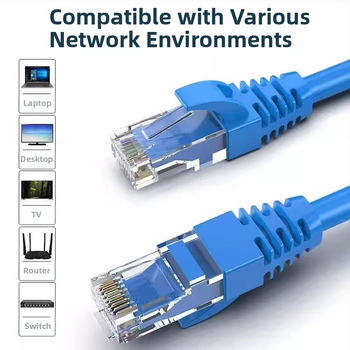 Cat6 Ethernet kabelis maršrutētājam, iekšējai un ārējai lietošanai, RJ-45, savīti pāri