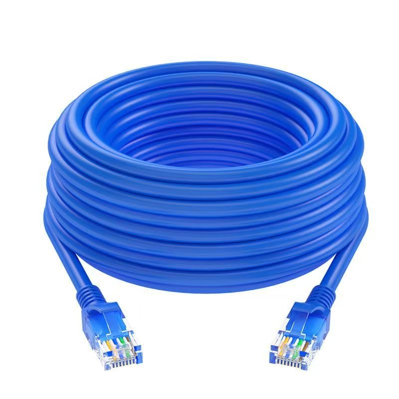 Cat6 Ethernet kabelis maršrutētājam, iekšējai un ārējai lietošanai, RJ-45, savīti pāri