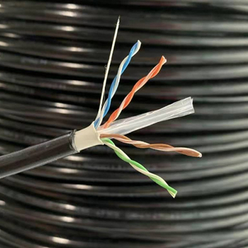 Ārējais Cat6a Ethernet kabelis, ūdensizturīgs, bez ekrāna, RJ-45 savienotājs, CCA vadi, vada diametrs 6.2, datu pārraides ātrums 100–1000 Gb