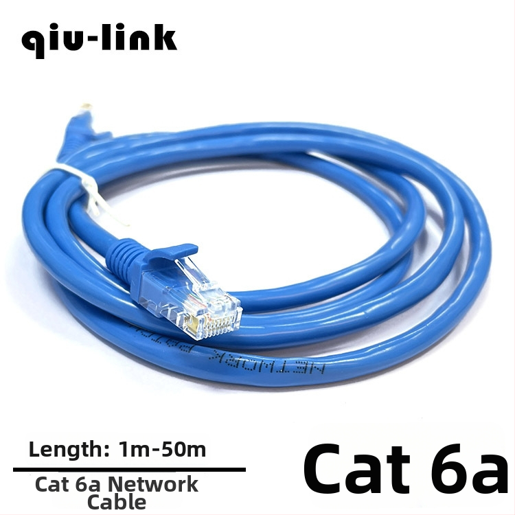 Qiulink Kategorijas 6 tīkla kabelis, vītā pāra kabelis, 1000 Mbps, iekšējai lietošanai, maršrutētājam