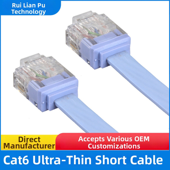 CAT6 tīkla kabelis, bezoksidēta vara, 8P8C, 32 AWG, 1000 Mbps