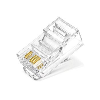 Jasoz/Jyson Cat5e RJ45 zeltīts 8P4C četrvadu tīkla savienotājs uzraudzībai