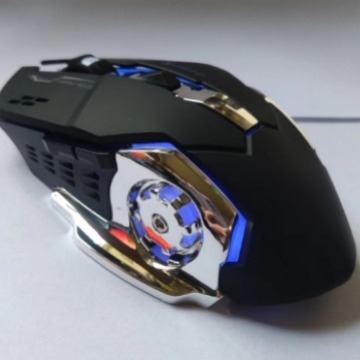 Гейминг безжична мишка с 6 бутона, 2,4G + Bluetooth, оптично 1600 DPI, Plug-and-Play