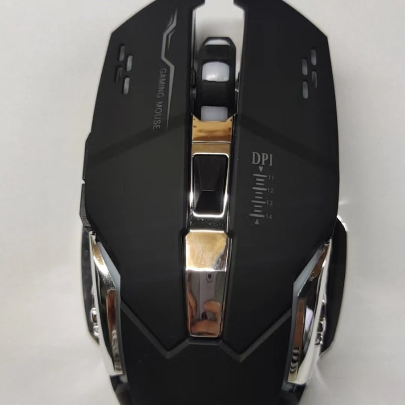 Гейминг безжична мишка с 6 бутона, 2,4G + Bluetooth, оптично 1600 DPI, Plug-and-Play