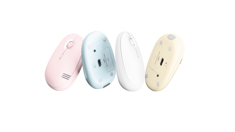 ABM-03 Безжична Bluetooth мишка за лаптопи и таблети, оптичен сензор 1600 DPI, тегло 0,12 кг