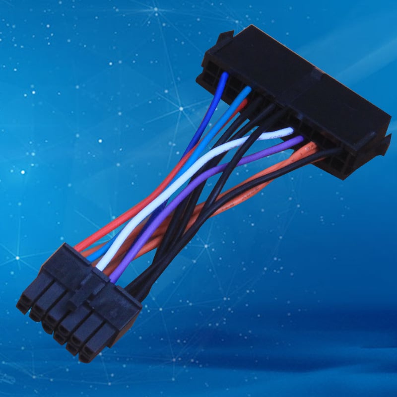 Napajajući kabel - ATX sučelje, adaptor, za osobno računalo, bakreni vodič, duljina 10 cm (model 9988)