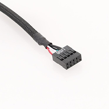 USB 9-pinski kabel Type-C s 90° kutem, opleteni podatkovni kabel za matičnu ploču