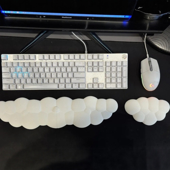 Suport pentru încheieturi mouse și tastatură — plastic — rezistent la uzură — pentru birou — Tip 8683009