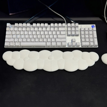 Suport pentru încheieturi mouse și tastatură — plastic — rezistent la uzură — pentru birou — Tip 8683009