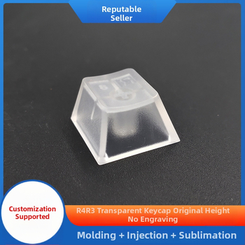 Sada krytov kláves pre mechanickú klávesnicu, ABS matne priehľadné, kompatibilné s Cross-Shaft