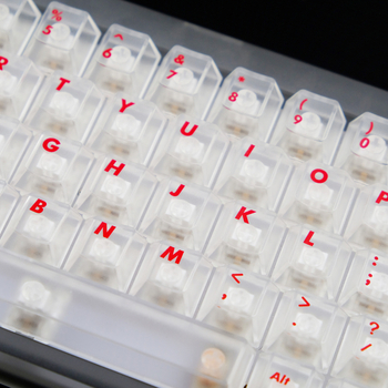 Set keycapova, model Fog, Silk Screen tisak, za većinu mehaničkih tipkovnica, pakirano u kutiju.