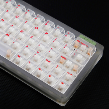 Set keycapova, model Fog, Silk Screen tisak, za većinu mehaničkih tipkovnica, pakirano u kutiju.