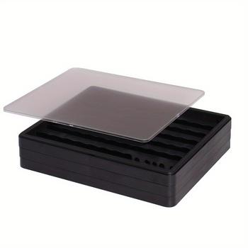 ABS keycap tároló- és kiállító doboz, porálló, több rétegű, kapacitás 130–140 keycaps