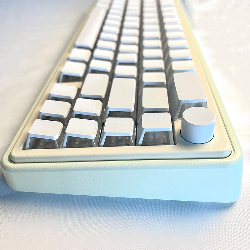 Keycaps pentru tastatură mecanică – Material PBT, Înălțime OEM, Transparent din trei laturi, Fără etichete, Sublimație