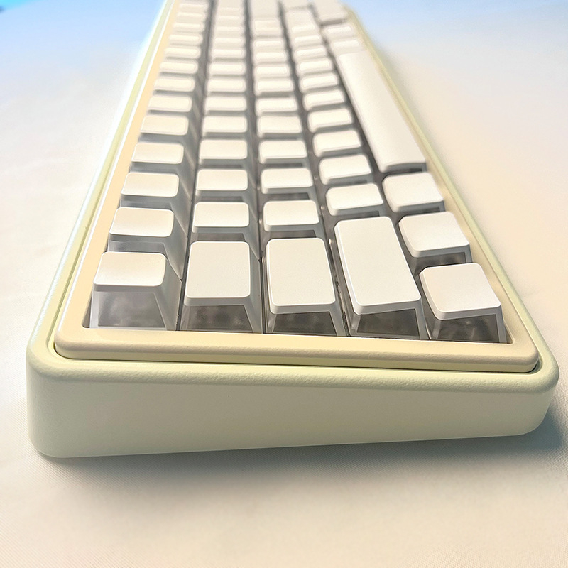 Keycaps pentru tastatură mecanică – Material PBT, Înălțime OEM, Transparent din trei laturi, Fără etichete, Sublimație