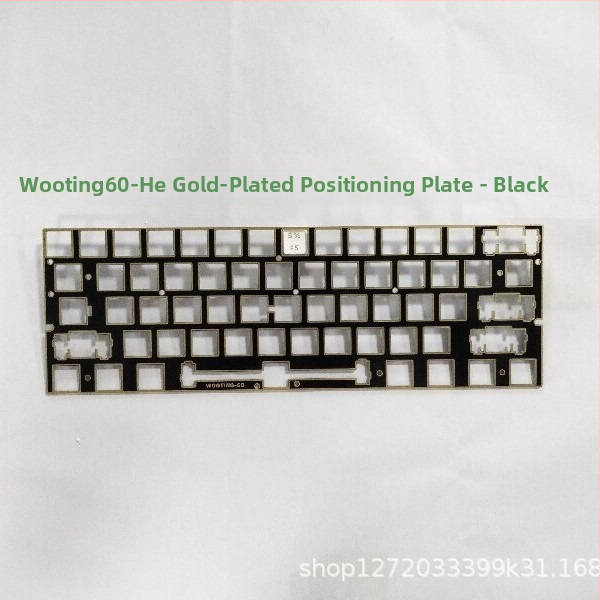 Wooting60He Divpusējā Pozicionēšanas Plāksne 60/61 Taustiņu Hot-Swappable Tastatūrai | CNC Apstrāde, Elektroplatinga; Magnētiskā un Mehāniskā Aša Pozicionēšana