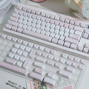 PBT клавишна капачка Little Bear Flower със сублимация — OEM обработка